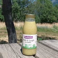 Velouté de courgette au basilic bio - 500 mL